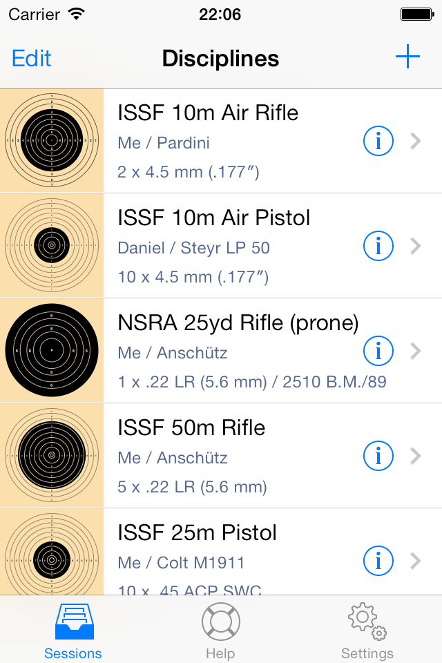 Printable 10m Air Rifle Target