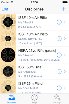 Shooting disciplines: ISFF Air Pistol and Air Rifle and NSRA Small Bore Rifle